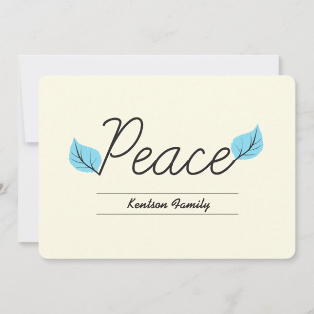 paz y hojas (Anverso)