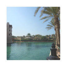 Paz y tranquilidad en el lugar 16"x16" Arte Metali