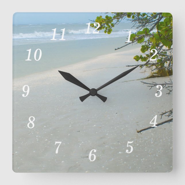 Paz y tranquilidad en el reloj de pared de la isla (Anverso)