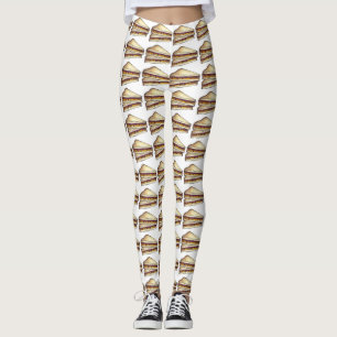 PB&J Peanut Butter Jelly Sandwich Foodie Leggings