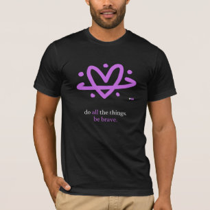 PBB: Camiseta Haz Todas Las Cosas (Negro/Morado)