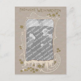 PC alemana de la tarjeta de Navidad del marco de