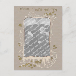 PC alemana de la tarjeta de Navidad del marco de