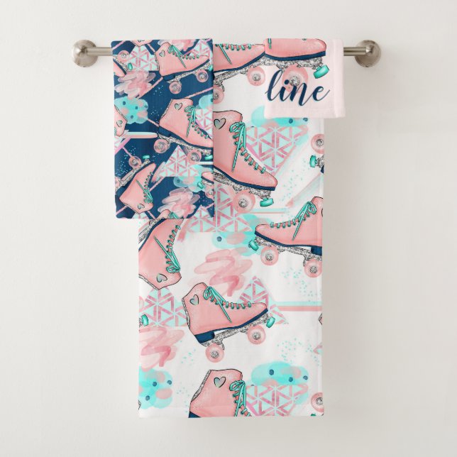 Pcteres de ruedas rosados femeninos de la (In situ)