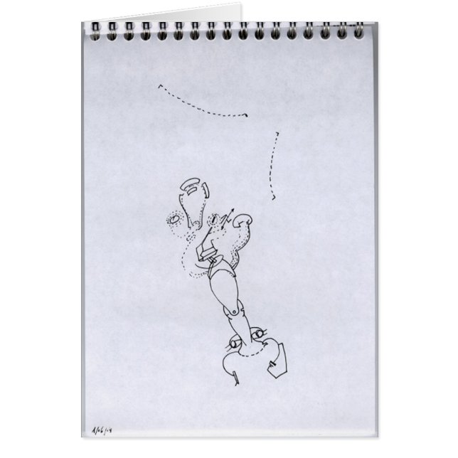 PDD34 Pequeños dibujos débiles Doodles surrealista (Frente)