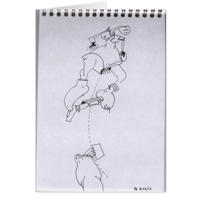 PDD 6 Pequeños dibujos débiles ¿Qué pasa? Tarjeta (Frente)