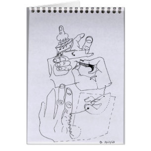 PDD 8 Pequeños dibujos débiles Jeux de Mains Card