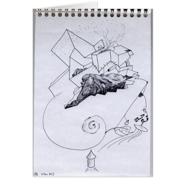 PDD Pequeña debilidad Dibuja tarjeta extraña surre (Frente)