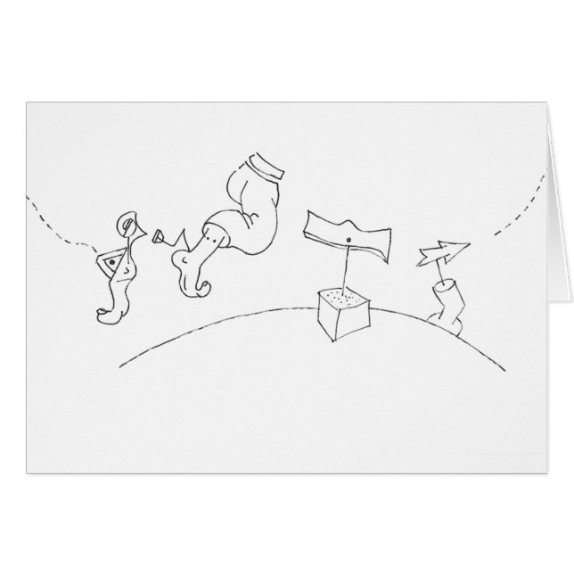 PDD Pequeña tarjeta de dibujo débil dirección de s (Anverso (Horizontal))