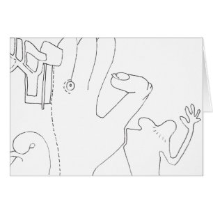 PDD Pequeña tarjeta de planos débiles manos sueños