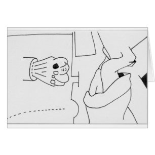 PDD Pequeña tarjeta Dreams de dibujos débiles sin