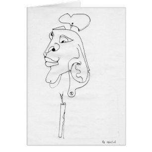 PDD Pequeños dibujos débiles Tarjeta de máscara de