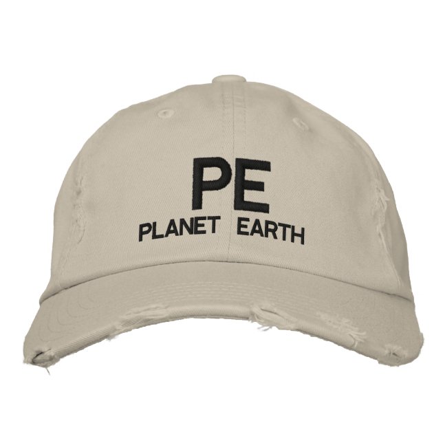 PE - Gorra de béisbol Planeta Tierra (Anverso)