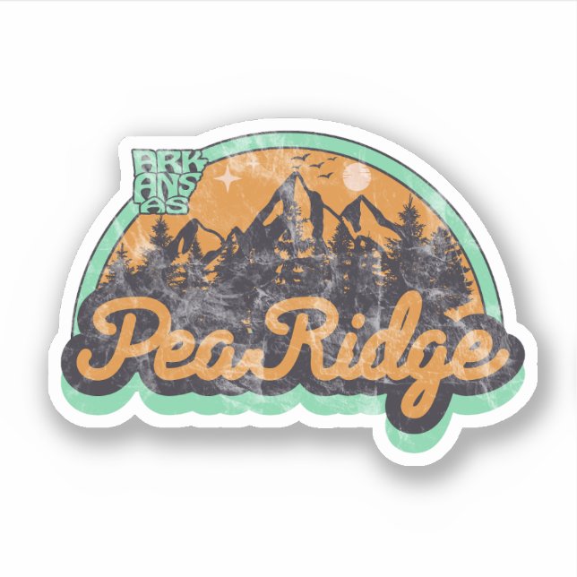 Pea Ridge, Pegatina de Arkansas (Anverso)