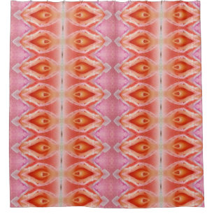 Peace Ikat 6 Cortina de ducha