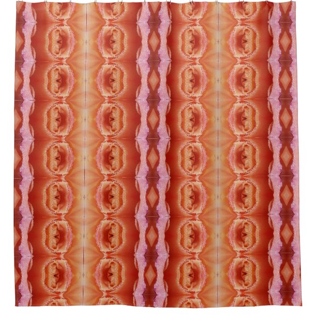 Peace Ikat 8 Cortina de ducha (Anverso)