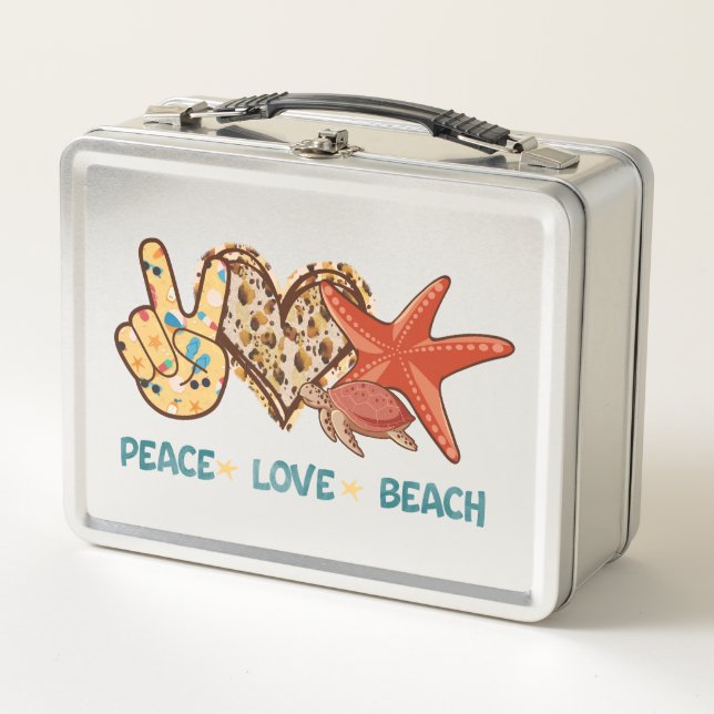 Peace, Love, Beach | Summer Vibes | Vintage (Anverso)