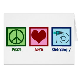 Peace Love Endoscopy Card