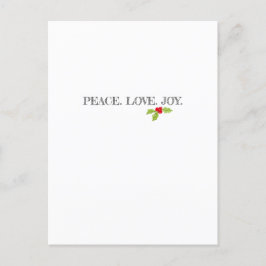 Peace Love Joy Holly Merry Navidad