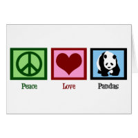 Peace Love Pandas
