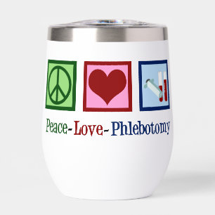 Peace Love Phlebotomy Cute Phlebotomist