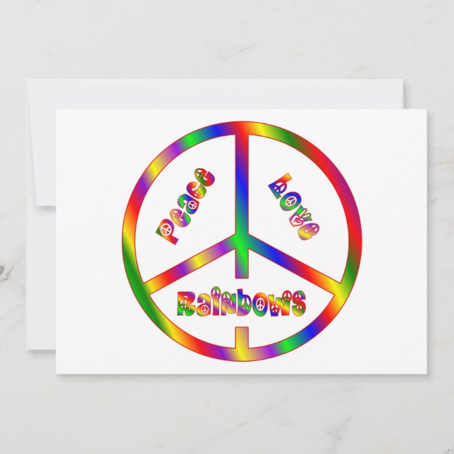 Peace Love RAINBOWS (Anverso)