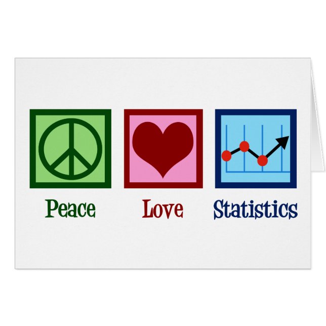 Peace Love Statistics (Anverso (Horizontal))