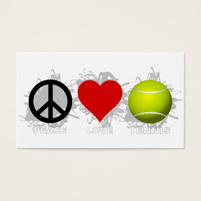 Peace Love Tennis Emblem (Frente)