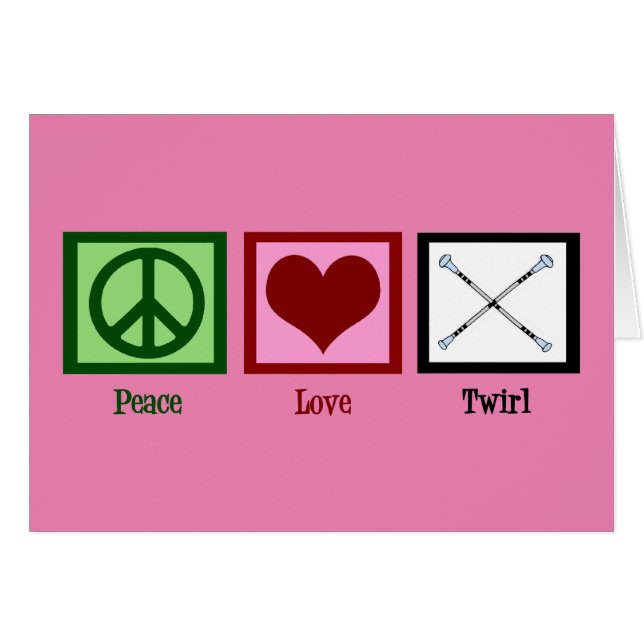 Peace Love Twirl (Anverso (Horizontal))