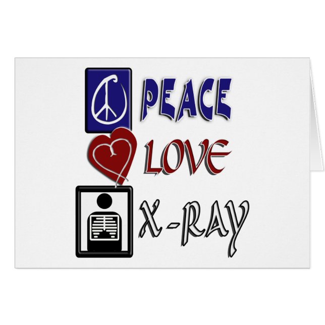 PEACE LOVE XRAY (Anverso (Horizontal))