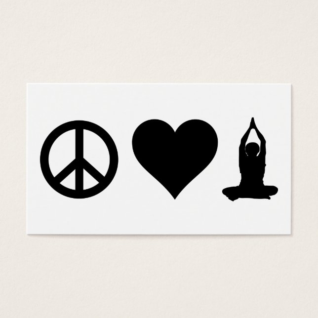 Peace Love Yoga (Frente)