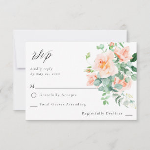 Peach Floral no Meal RSVP V3