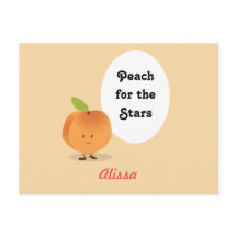 Peach for the Stars | Tarjeta postal