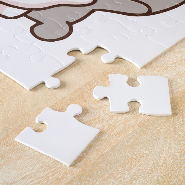 Peach Logra el rompecabezas de Goma (Lado)