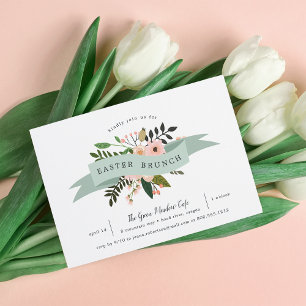 Peach Meadow   Invitación a Brunch de Pascua