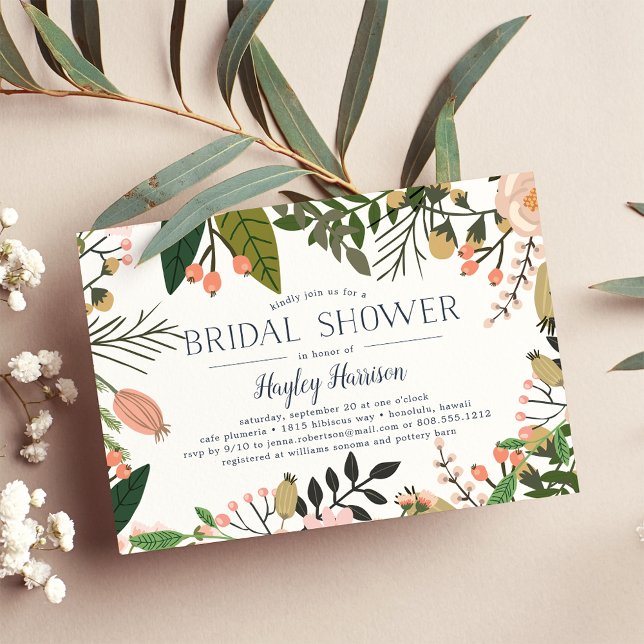 Peach Meadow | Invitación a la ducha de novia (Subido por el creador)