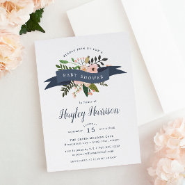Peach Meadow | Invitación de Baby Shower
