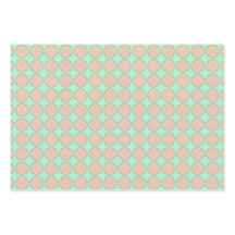 Peach & Mint Pastels Envoltura Papel conjunto de h