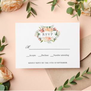 Peach Peach Peach Pink Botanding RSVP