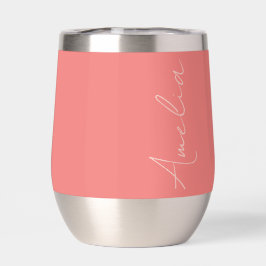 Peach Peach Pink de nombre personalizado