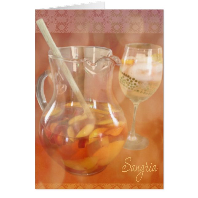 Peach Sangria with Personalizado Text (Frente)