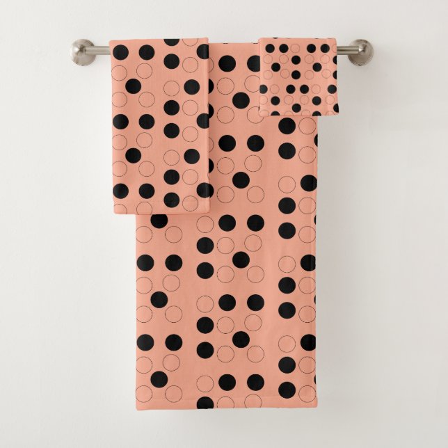 Peach with Circles (In situ)