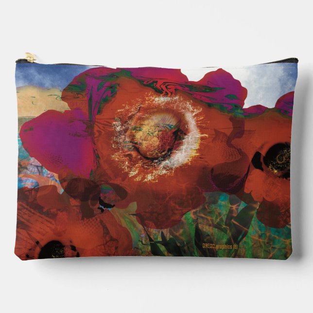 Peacin' Poppies Gran Bolsa (Anverso)