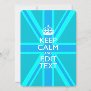 Peacock Aqua Mantén La Calma Y Tu Sindicato De Tex