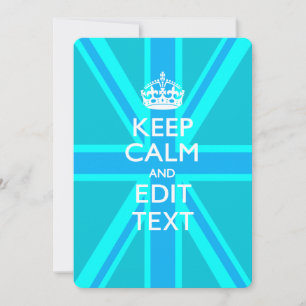 Peacock Aqua Mantén La Calma Y Tu Sindicato De Tex