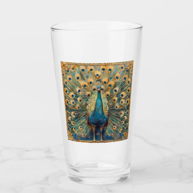 Peacock Art Nouveau (Anverso)