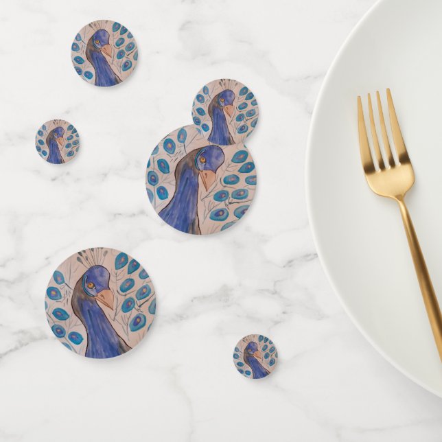 Peacock Blue Table Confetti (Grupo)