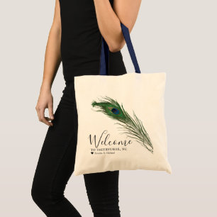 Peacock Feather   Bolsa Temática de Tote