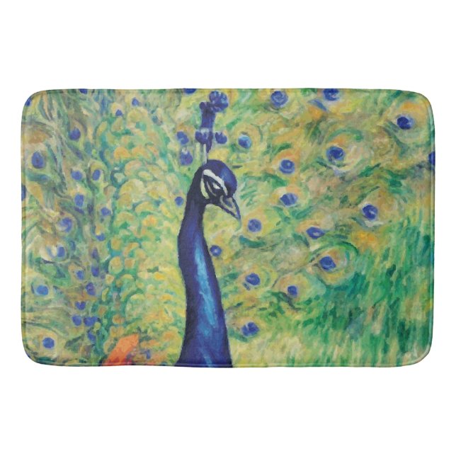 Peacock - Mat de baño, alfombra (Anverso)