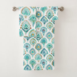 PEACOCK MERMAID Aqua Escalas y plumas náuticas